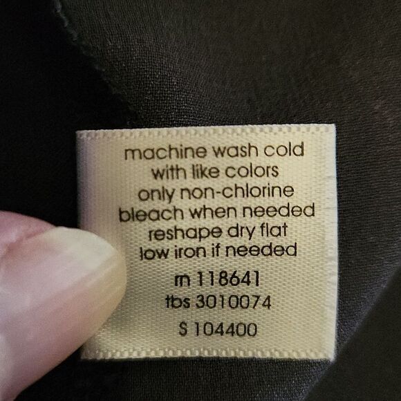 Lane Bryant women's 18/20 sheer beaded black sleeveless blouse top - Picture 7 of 8